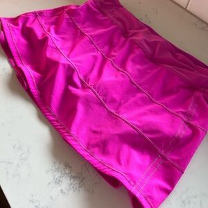 Pink Lululemon pace rival long skirt size 10